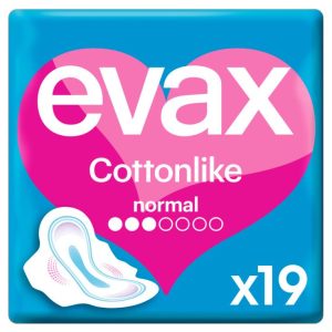 COMPRESA NORMAL ALAS EVAX COTTONLIKE P19