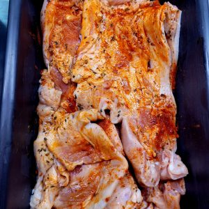 careta de cerdo adobada